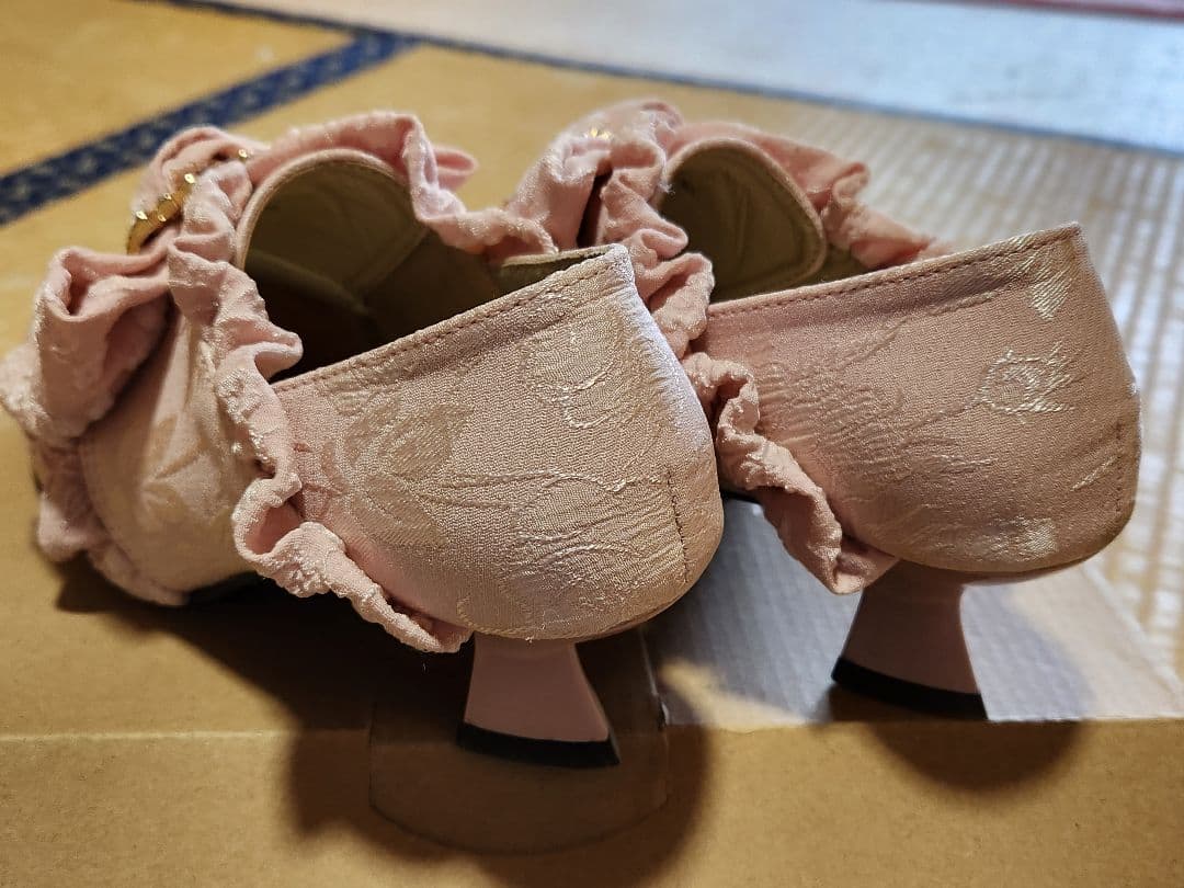 axes femme kawaii ロココシューズ ピンクM