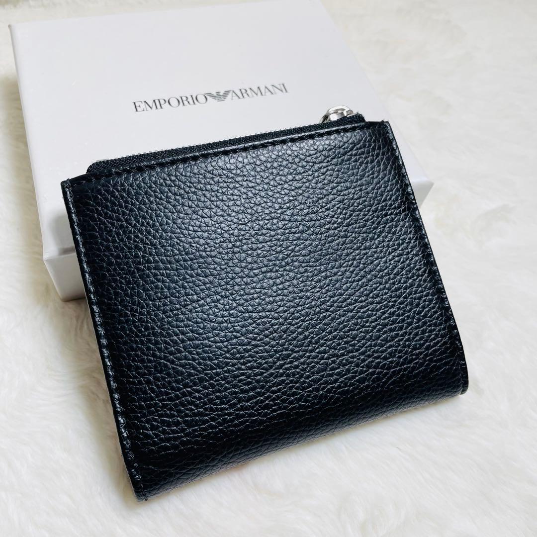 新品未使用EMPORIO ARMANI レザーウォレット 付属品完備 正規品
