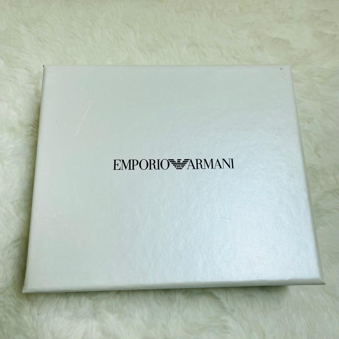 新品未使用EMPORIO ARMANI レザーウォレット 付属品完備 正規品