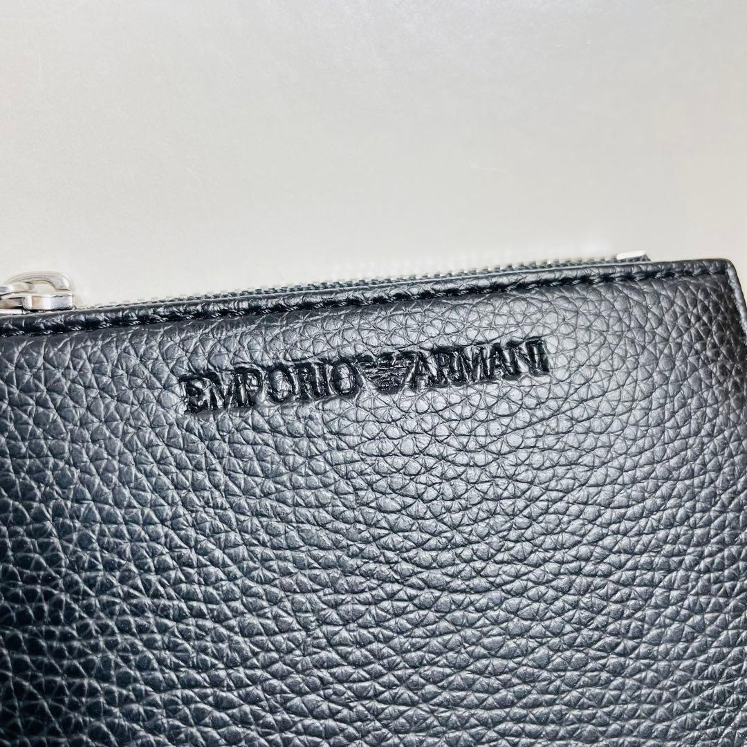 新品未使用EMPORIO ARMANI レザーウォレット 付属品完備 正規品