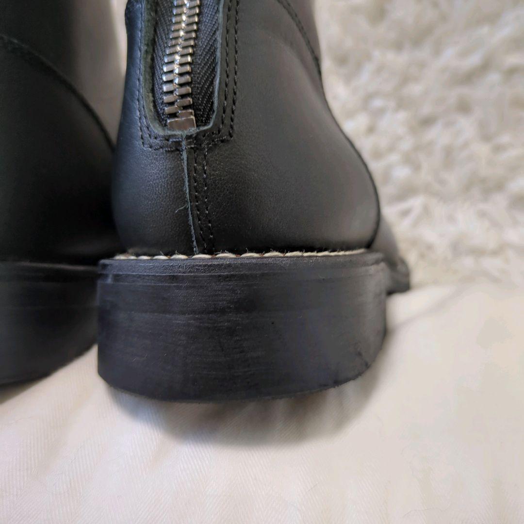 ⭕️美品⭕️　カドヤ　エレファンタス　バックジップブーツ　ブラック　25