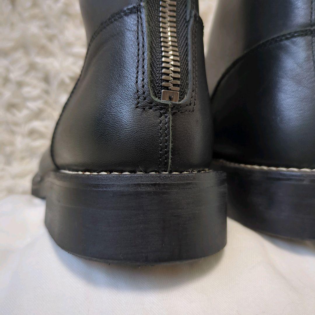⭕️美品⭕️　カドヤ　エレファンタス　バックジップブーツ　ブラック　25