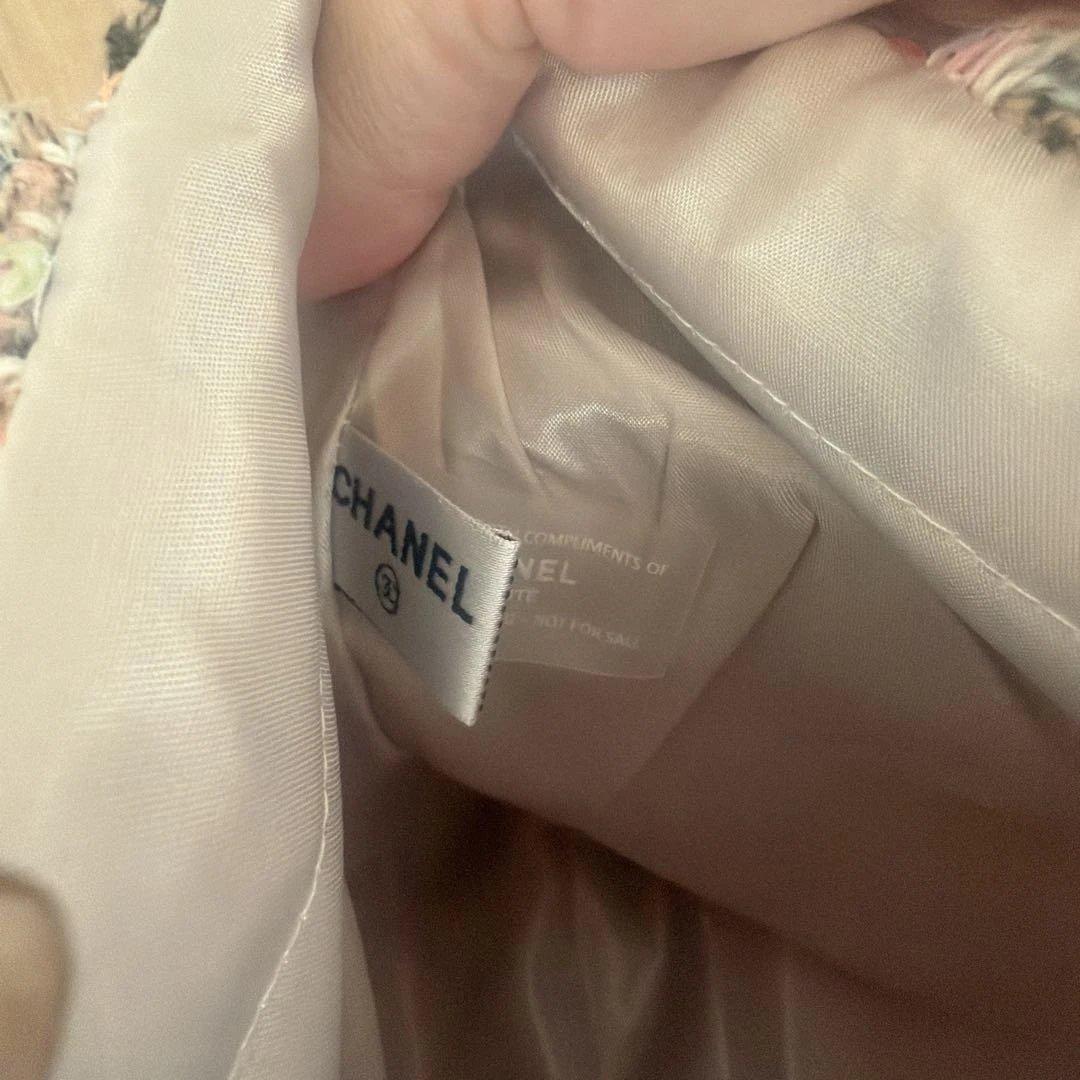 CHANEL ピンク系 スパンコール トートバッグ