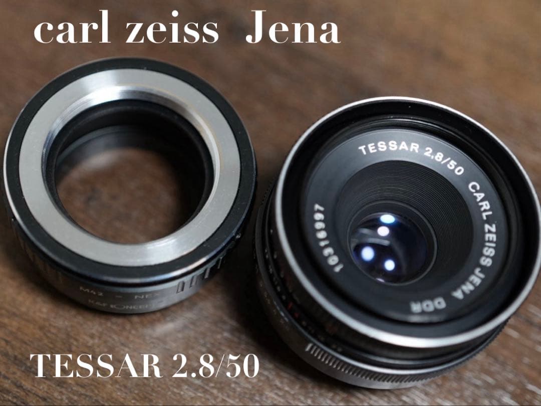 CARL ZEISS JENA TESSAR 2.8/50 レンズ