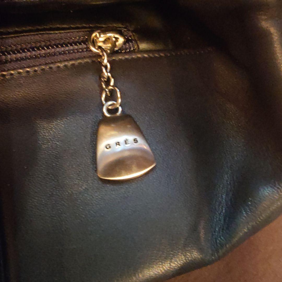 GRES.グレ.バッグ.濃紺.PARIS.パリ.