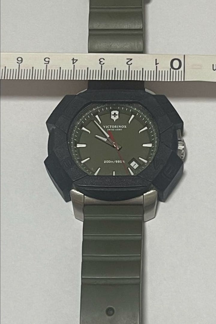 Victorinox ビクトリノックス ラバーベルト 腕時計 カーキ 美品