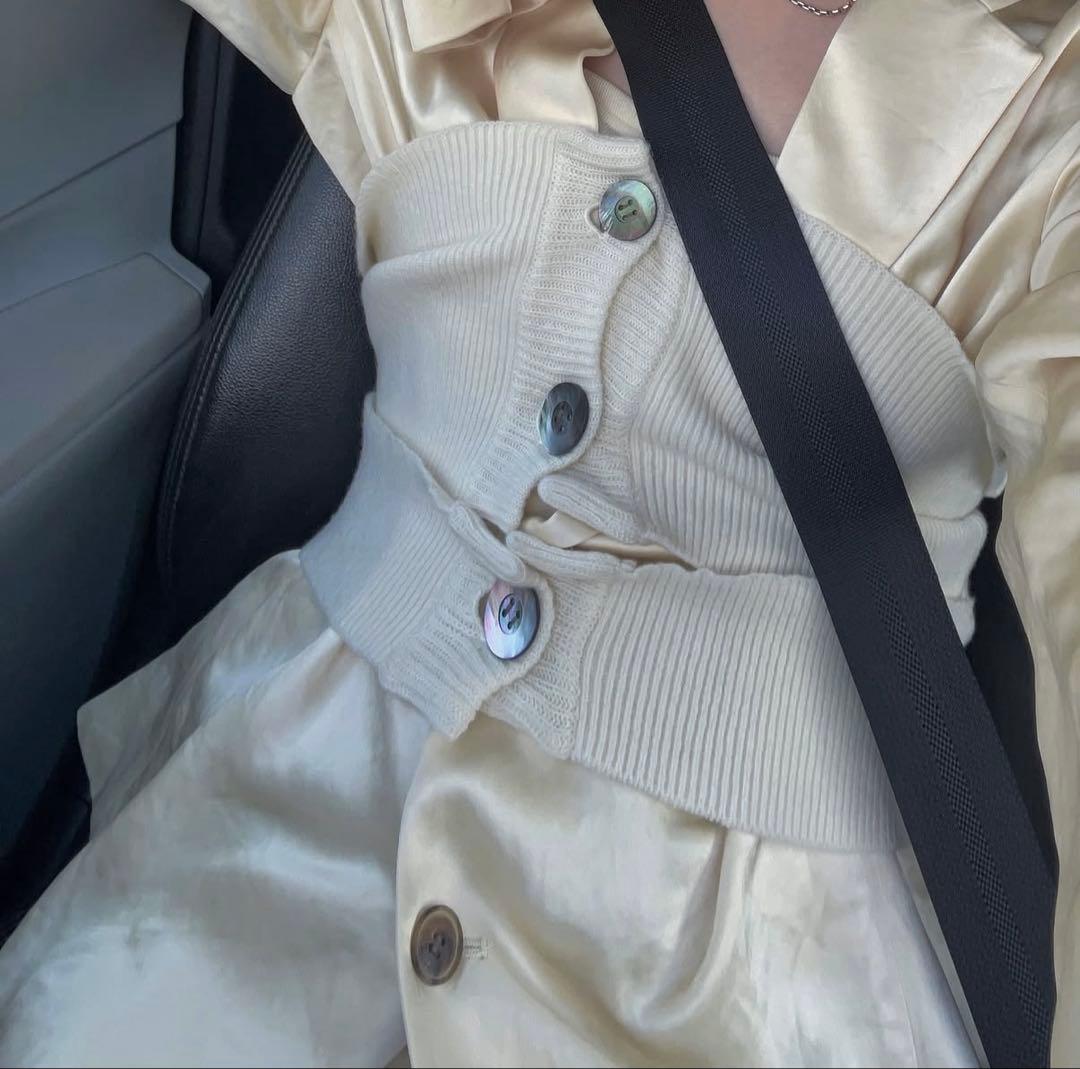 柊*様 kayle WOOL KNIT VEST WAIST WARMER SE