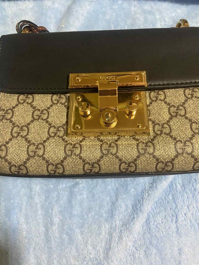 GUCCI ショルダーバッグ ブラウン/ベージュ