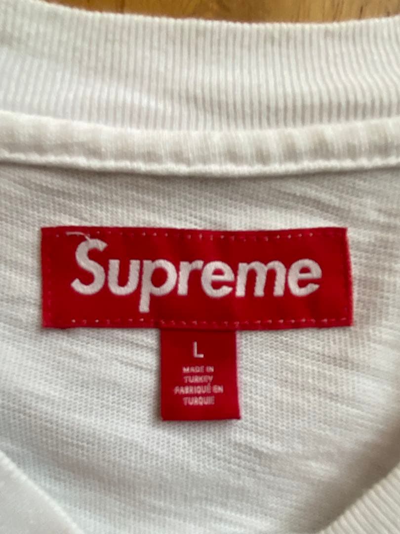 Supreme Old English L/S 長袖カットソー L 24aw 白