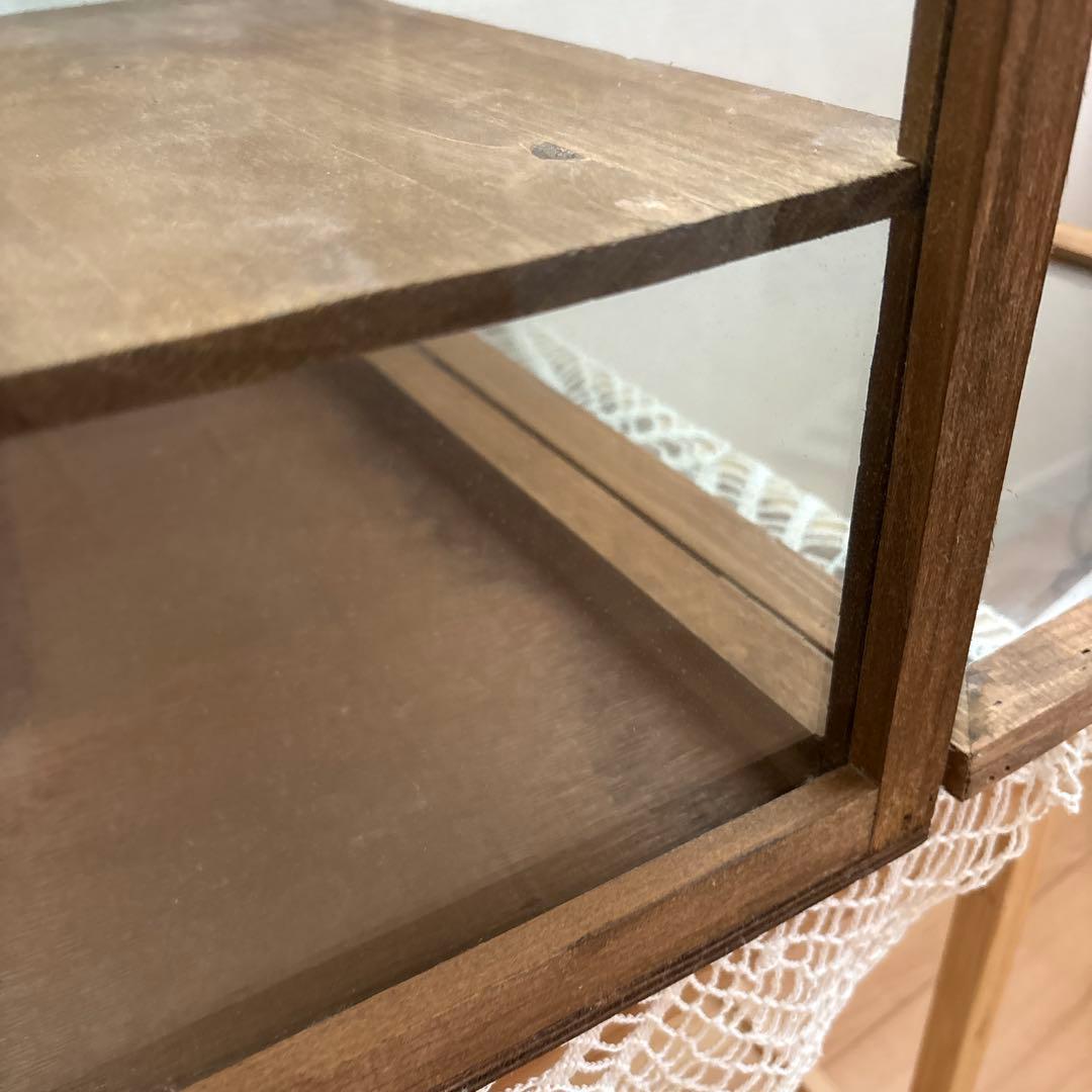 北欧　昭和レトロ　ヴィンテージ　木製ディスプレイケース