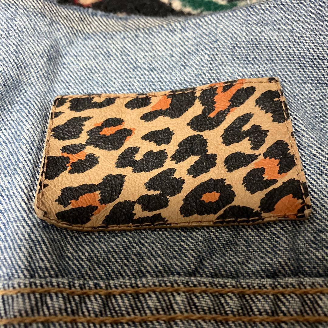 Whim Gazette ウィムガゼット　ノーカラー デニムジャケット　Gジャン