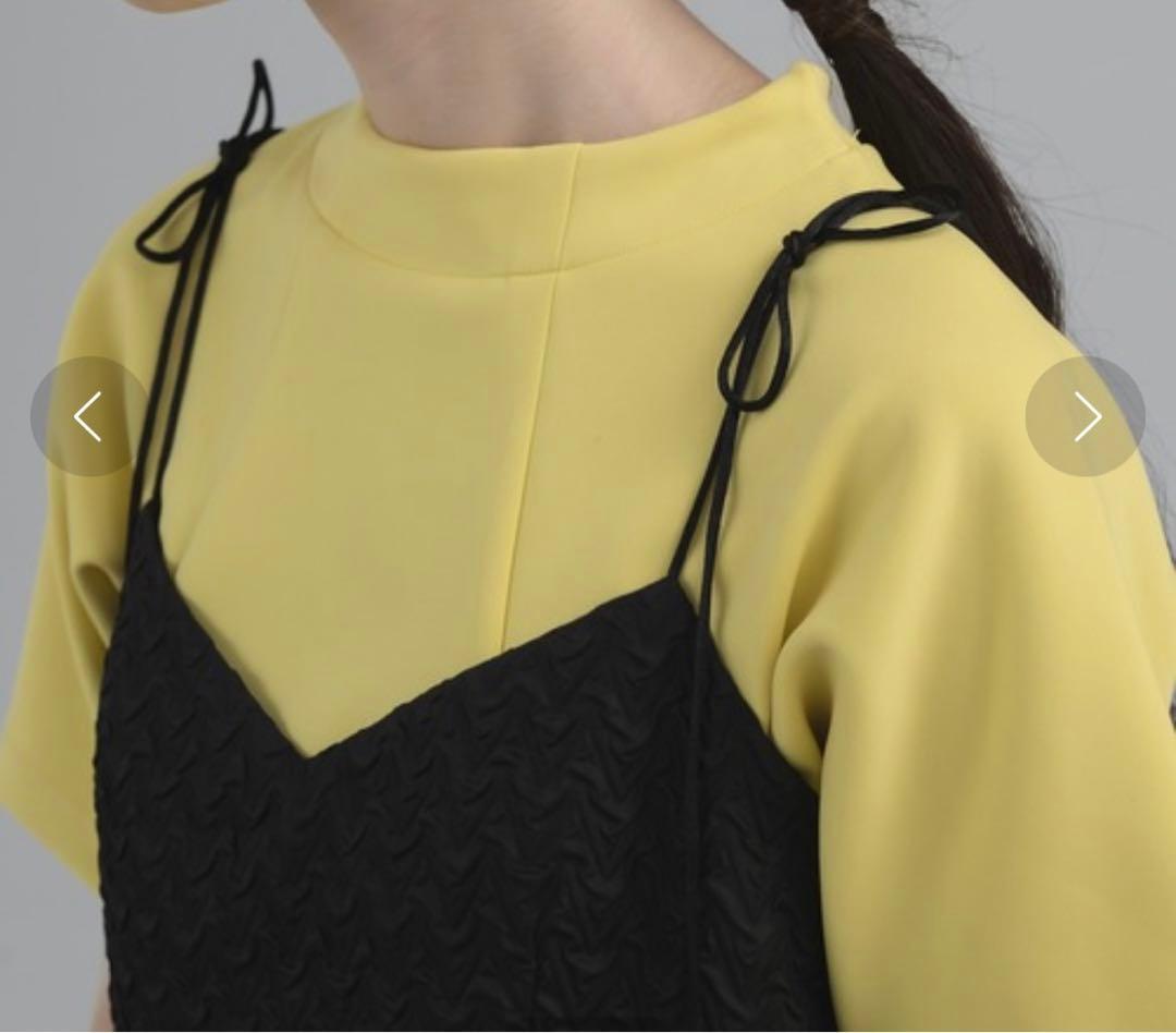 perna マトラッセキャミワンピース ブラック