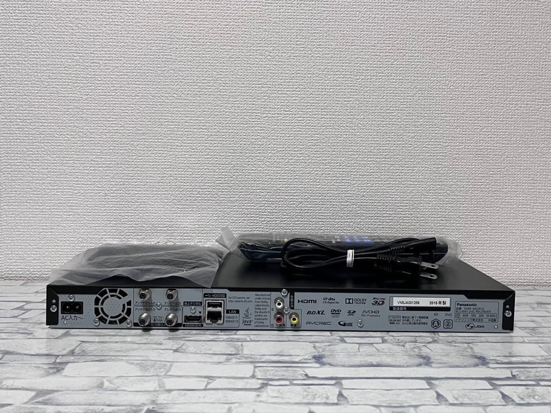 4K 2TB 2番組録画 パナソニック　BDレコーダー　DMR-SW2010