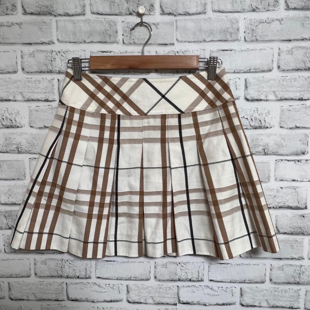 BURBERRY BLUE LABEL チェック柄スカート 38