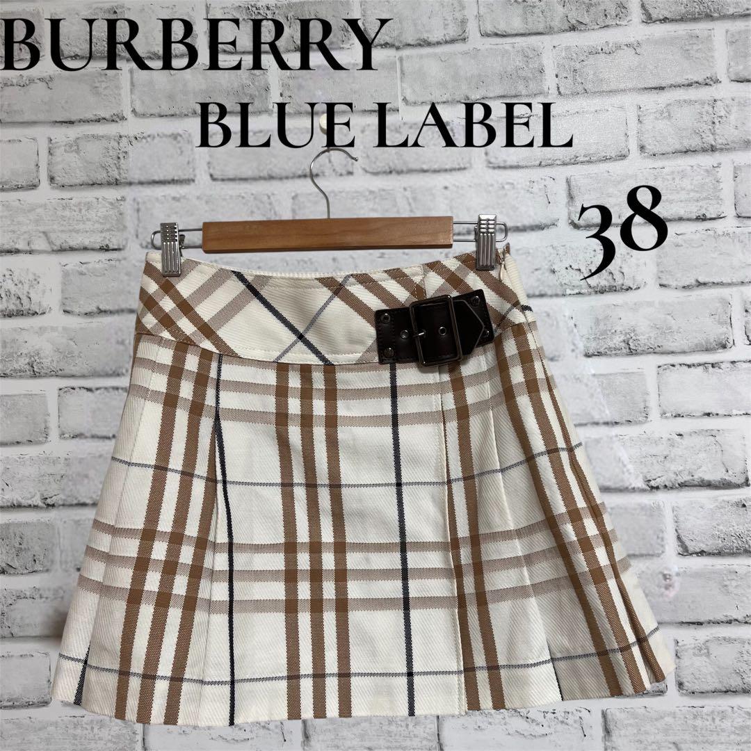 BURBERRY BLUE LABEL チェック柄スカート 38