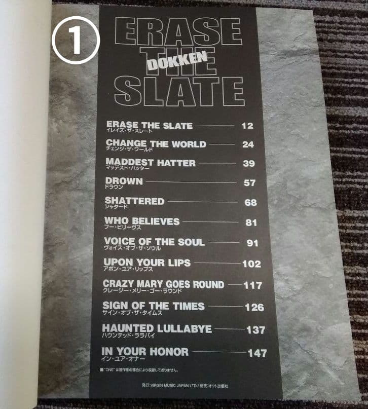 Dokken スコア レブ・ビーチ 楽譜 ドッケン Reb Beach TAB