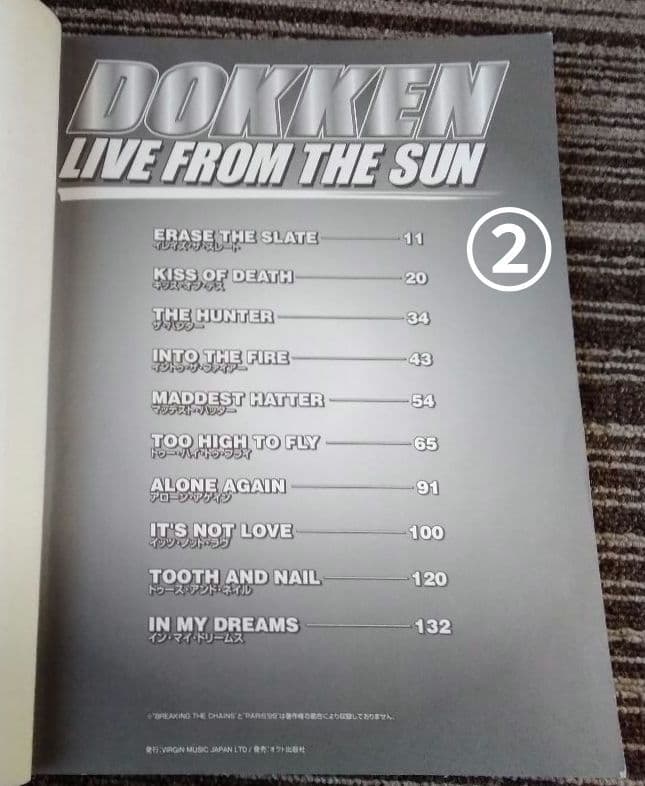 Dokken スコア レブ・ビーチ 楽譜 ドッケン Reb Beach TAB