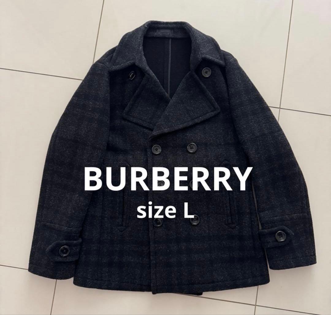 美品　BURBERRY ウールコート サイズL