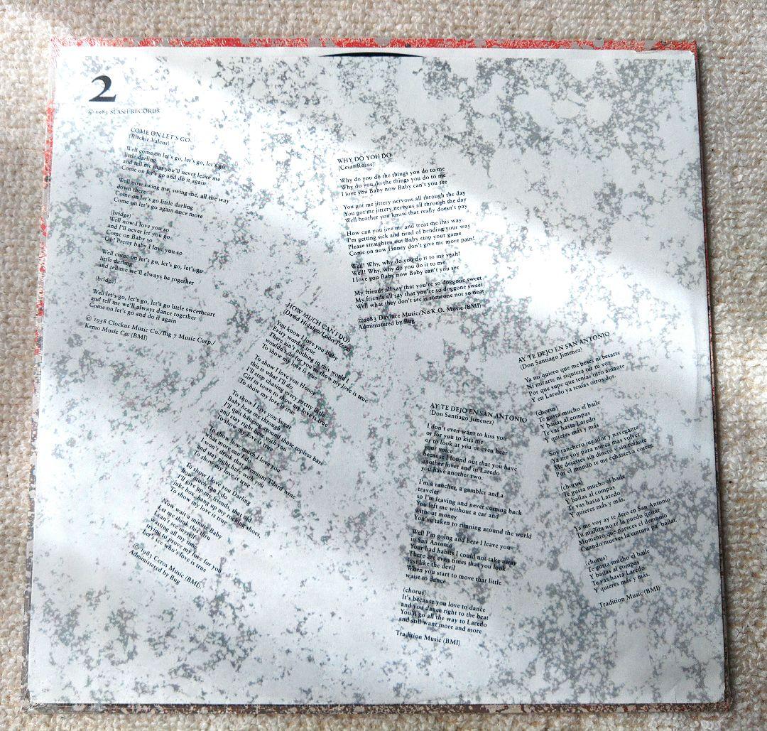 Los Lobos – ... And A Time To Dance LP