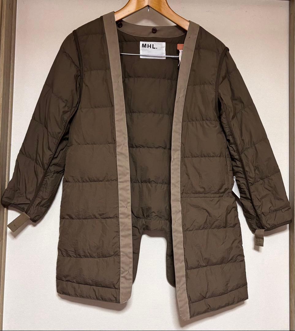 MHL マーガレットハウエルダウンライナー付 ステンカラー2way超美品試着のみ