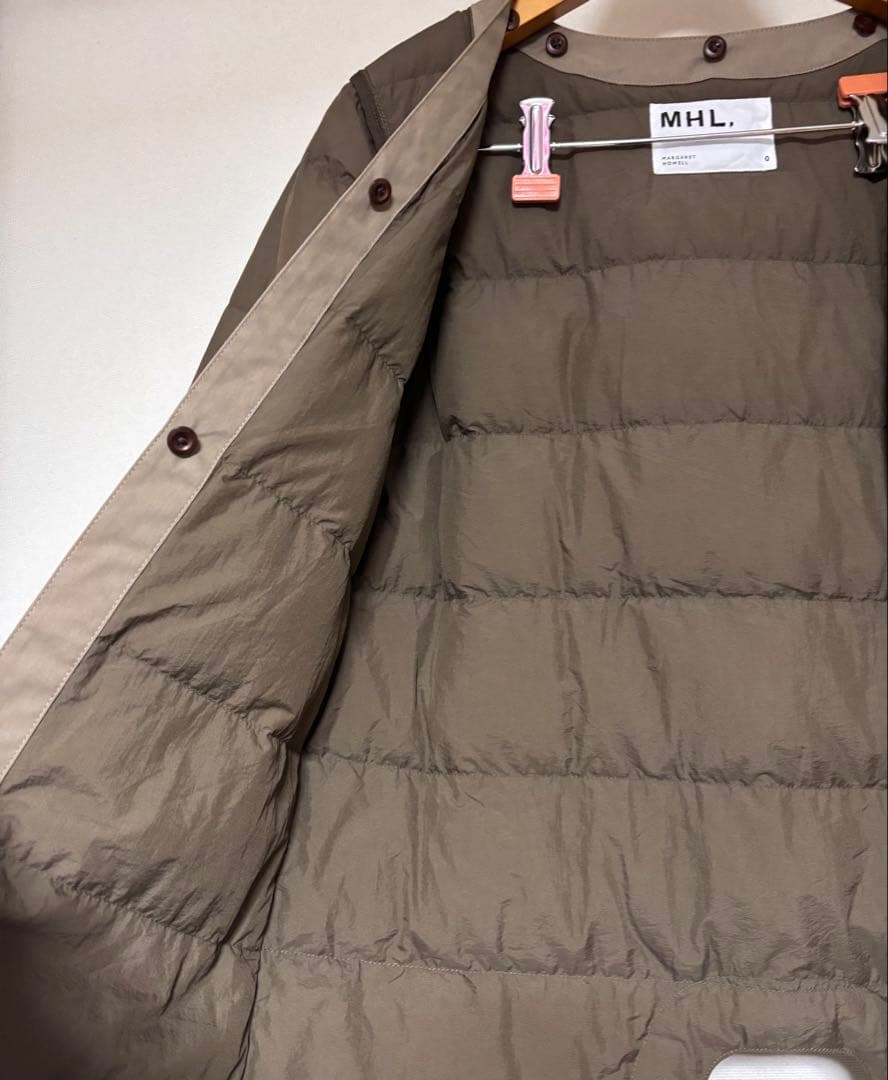 MHL マーガレットハウエルダウンライナー付 ステンカラー2way超美品試着のみ