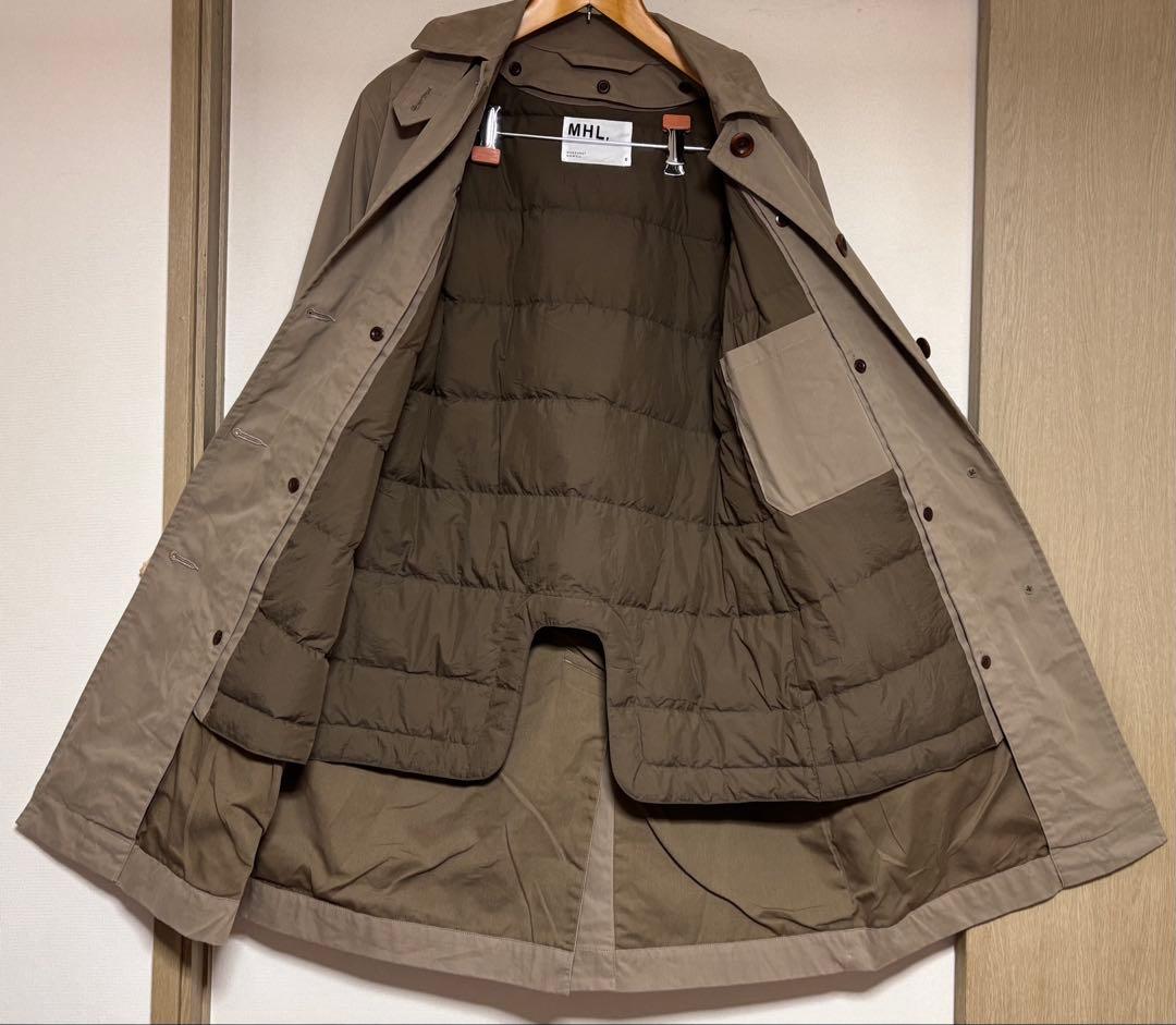 MHL マーガレットハウエルダウンライナー付 ステンカラー2way超美品試着のみ