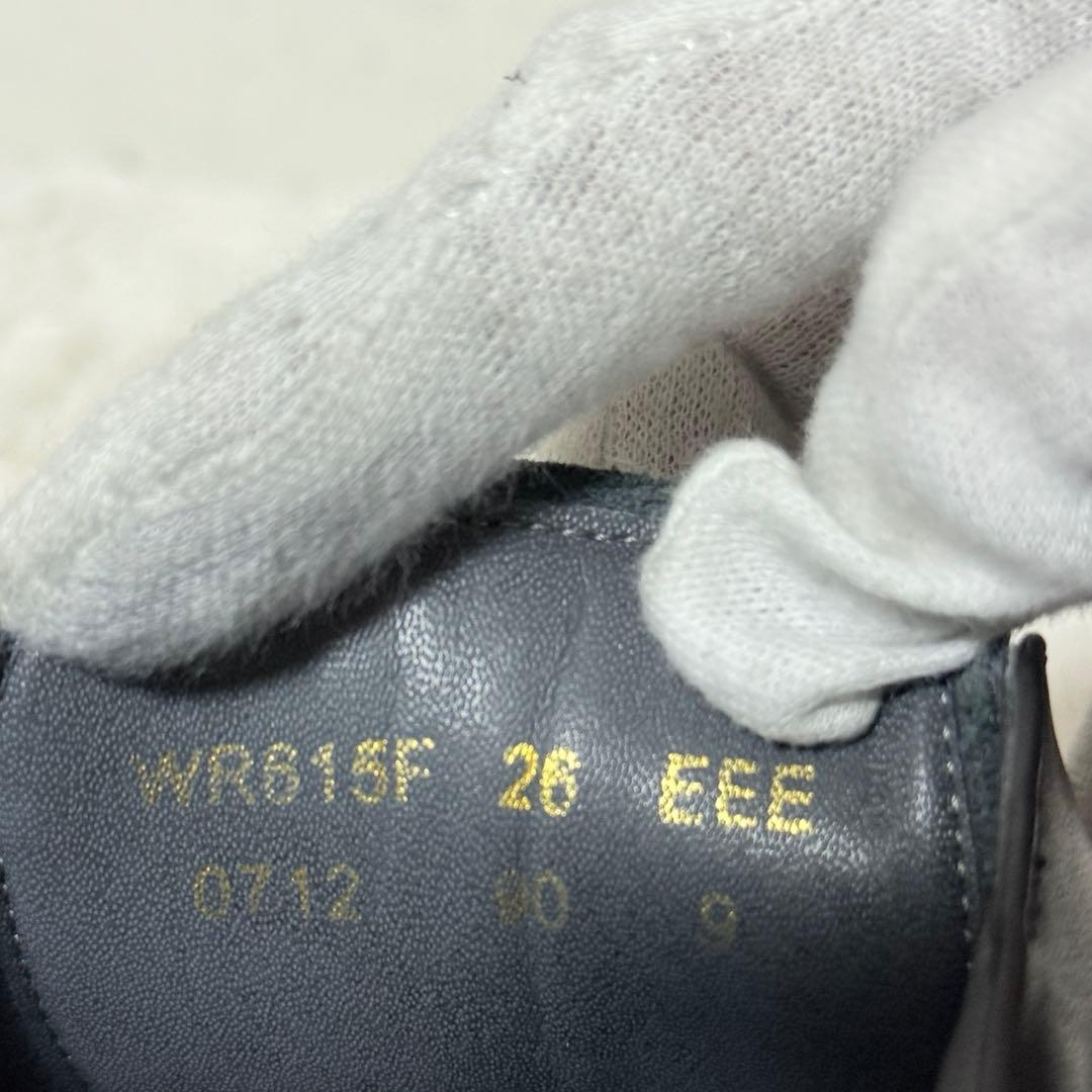 極美品✨アシックス　ランウォーク　ビジネスシューズ　レザー　黒　プレーントゥ