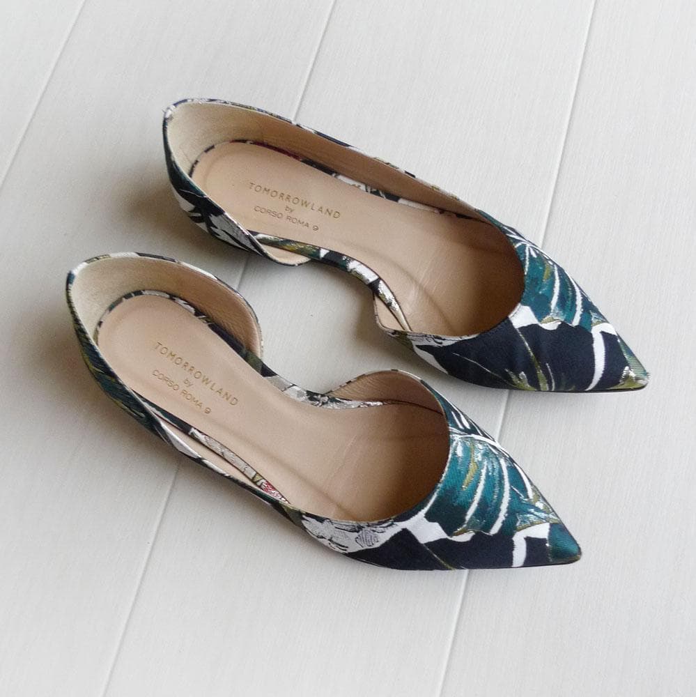 ■専用■美品「コルソローマ 9」イタリア製 トゥモローランド フラットシューズ