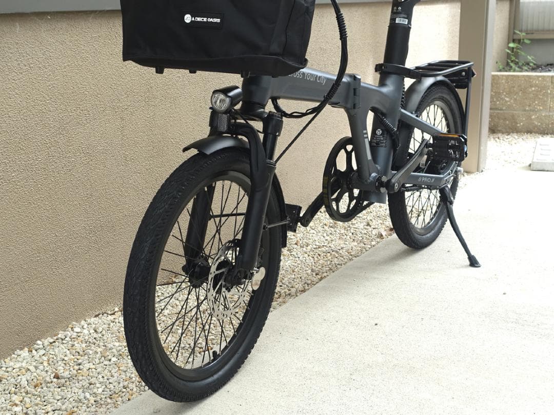 ADO AIR 20 PRO 折りたたみ 電動アシスト自転車 グレー 自動変速