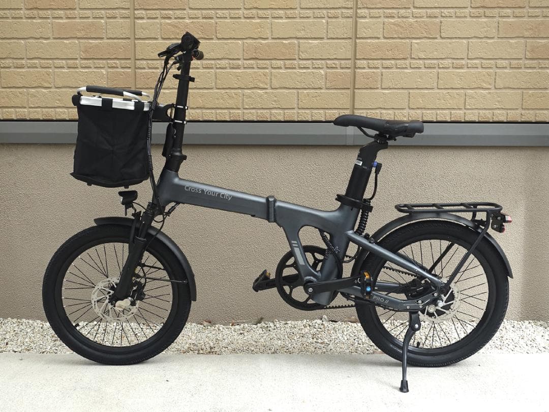 ADO AIR 20 PRO 折りたたみ 電動アシスト自転車 グレー 自動変速