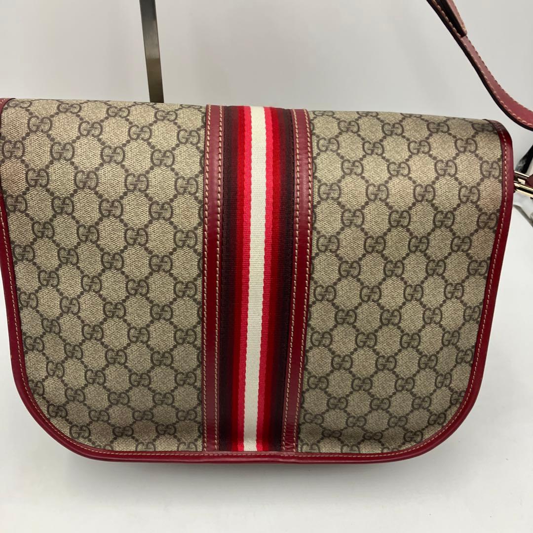 希少　美品　GUCCI グッチ　GGプラス メッセンジャーバッグ