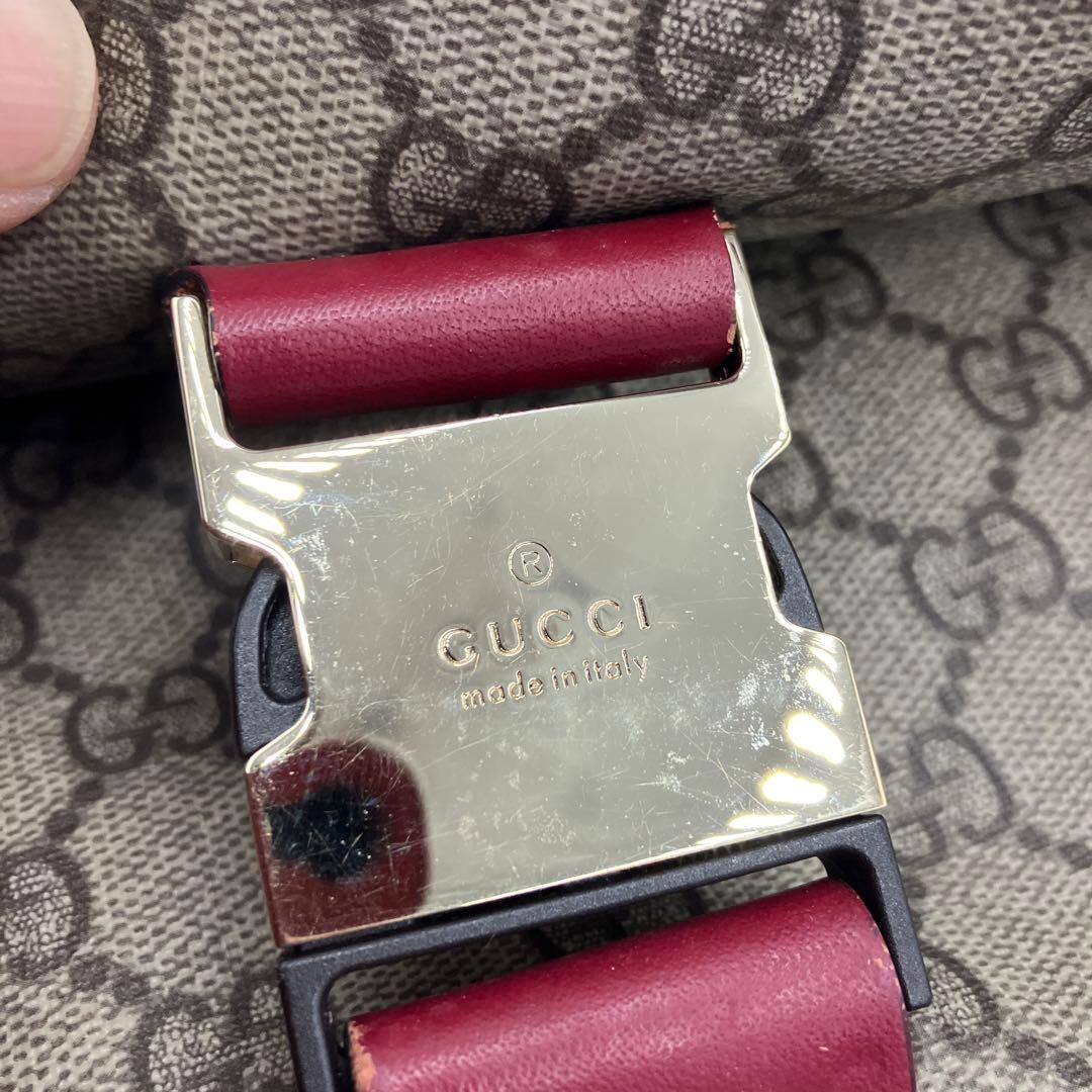 希少　美品　GUCCI グッチ　GGプラス メッセンジャーバッグ