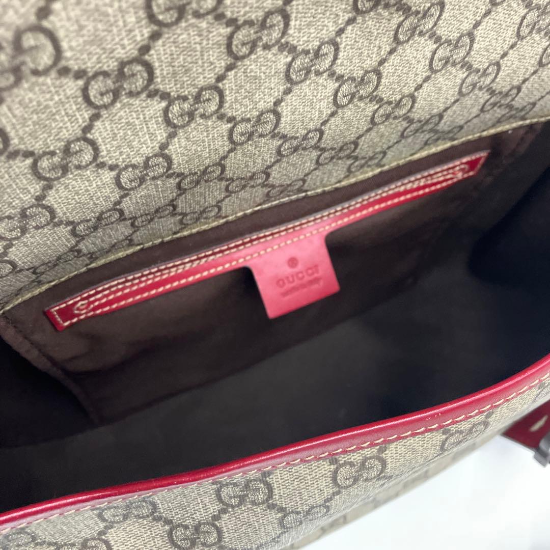 希少　美品　GUCCI グッチ　GGプラス メッセンジャーバッグ