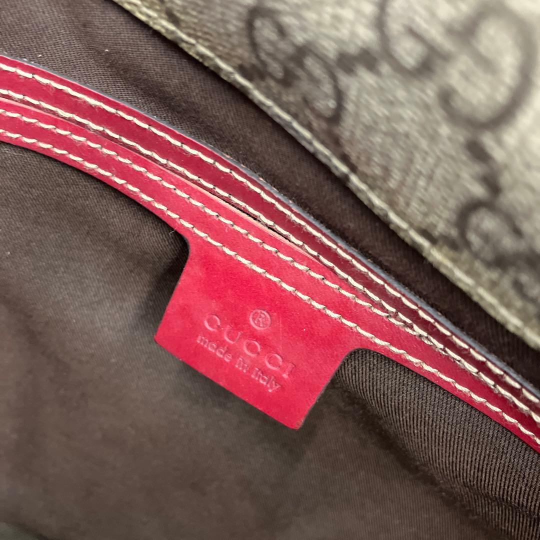 希少　美品　GUCCI グッチ　GGプラス メッセンジャーバッグ