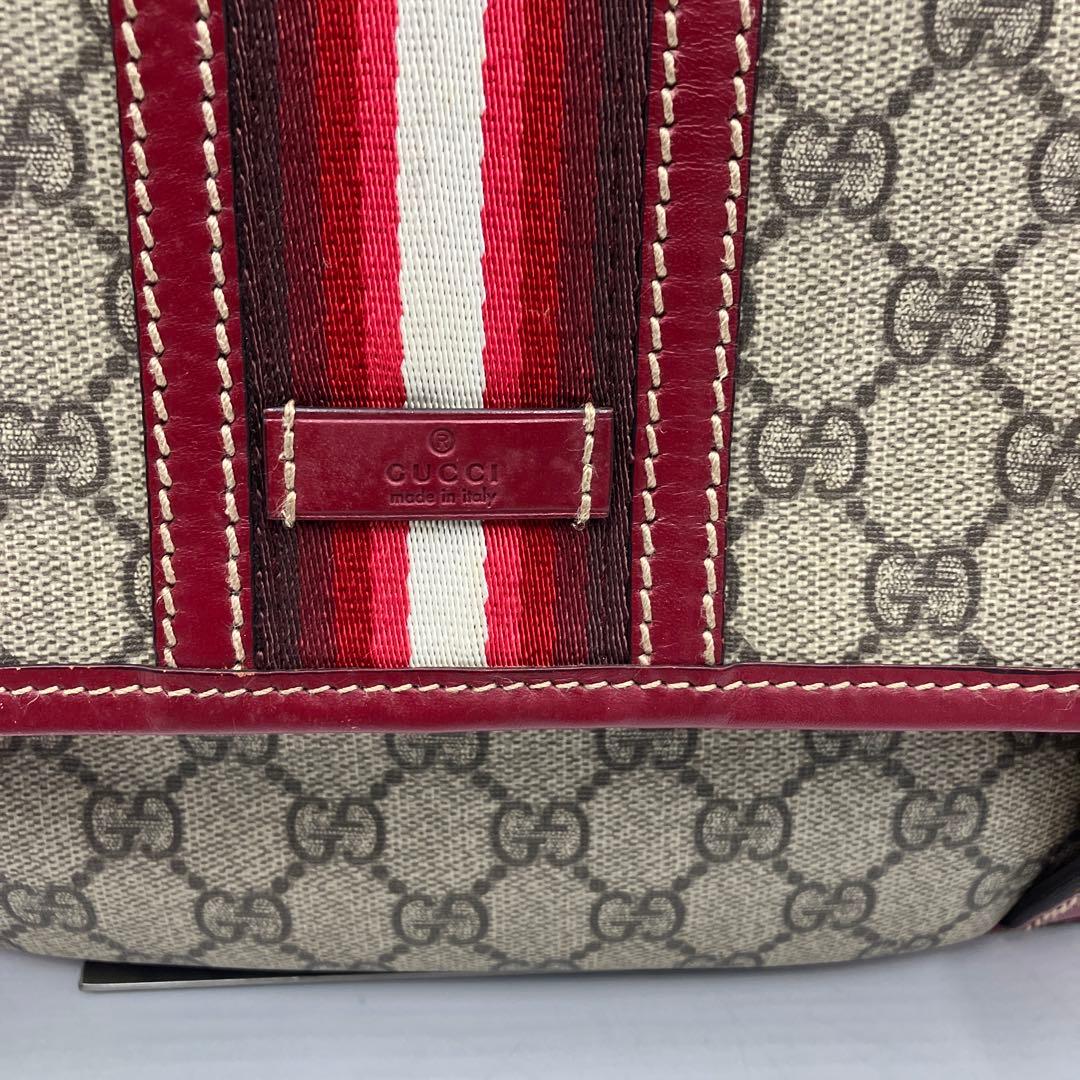 希少　美品　GUCCI グッチ　GGプラス メッセンジャーバッグ