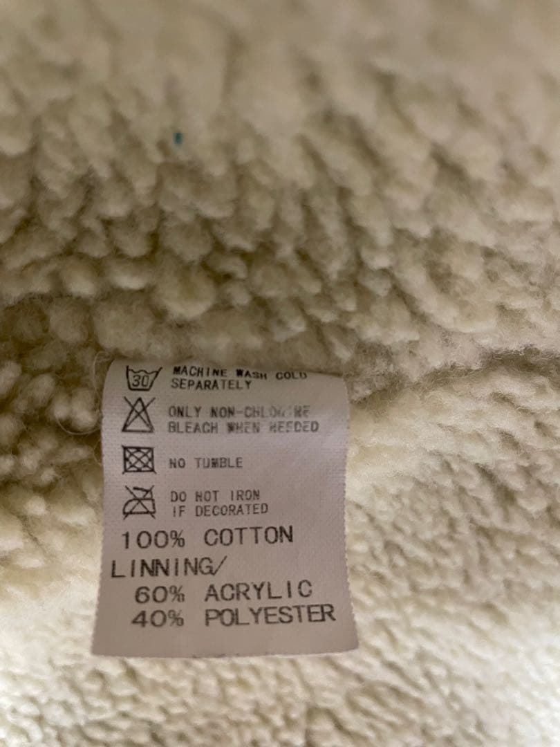 GOODENOUGH グッドイナフ　ボアカバーオール　ブラックデニム　Ｌ