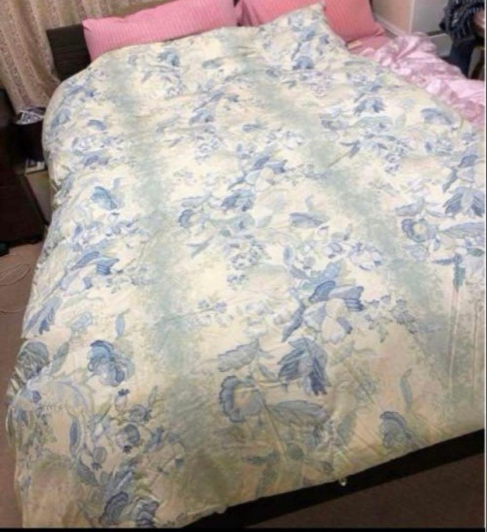 羽毛掛け布団　シングルロング　93%