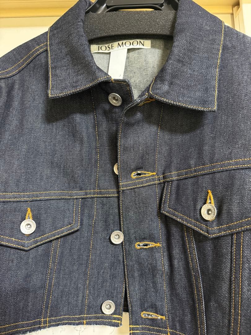 JOSEMOON ジョゼムーンCROP DENIM JACKET セットアップ