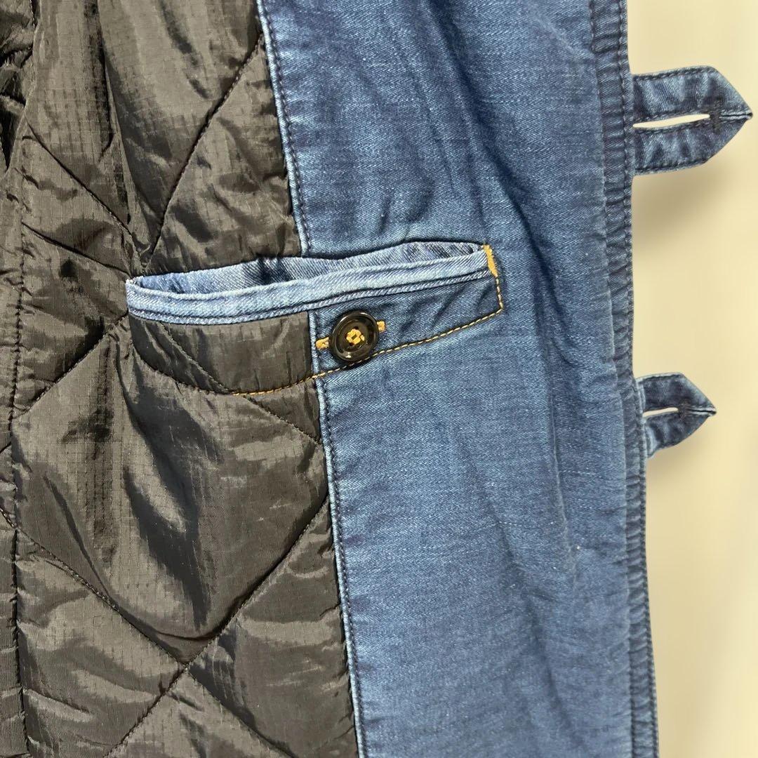 45R 麦サテン　イヌイット　 　　　　　インディゴ加工　ブルゾン