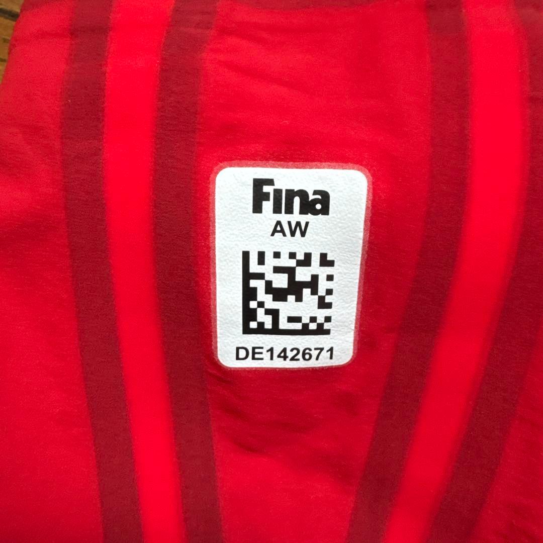 arena FINA公認 競泳用高速水着 レッド　サイズSSS
