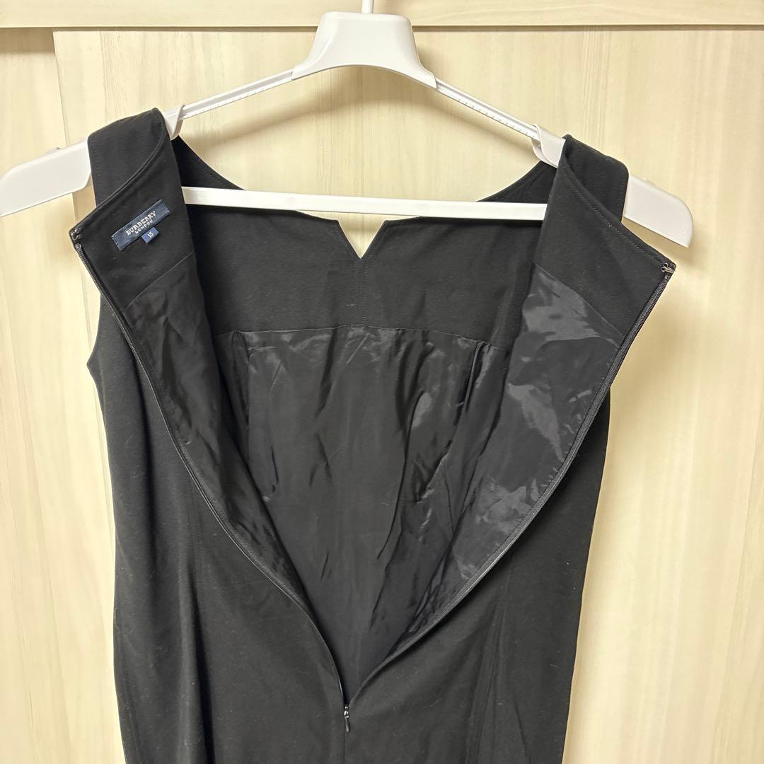 バーバリーロンドン　ロングワンピース　大きいサイズ　ブラック　15