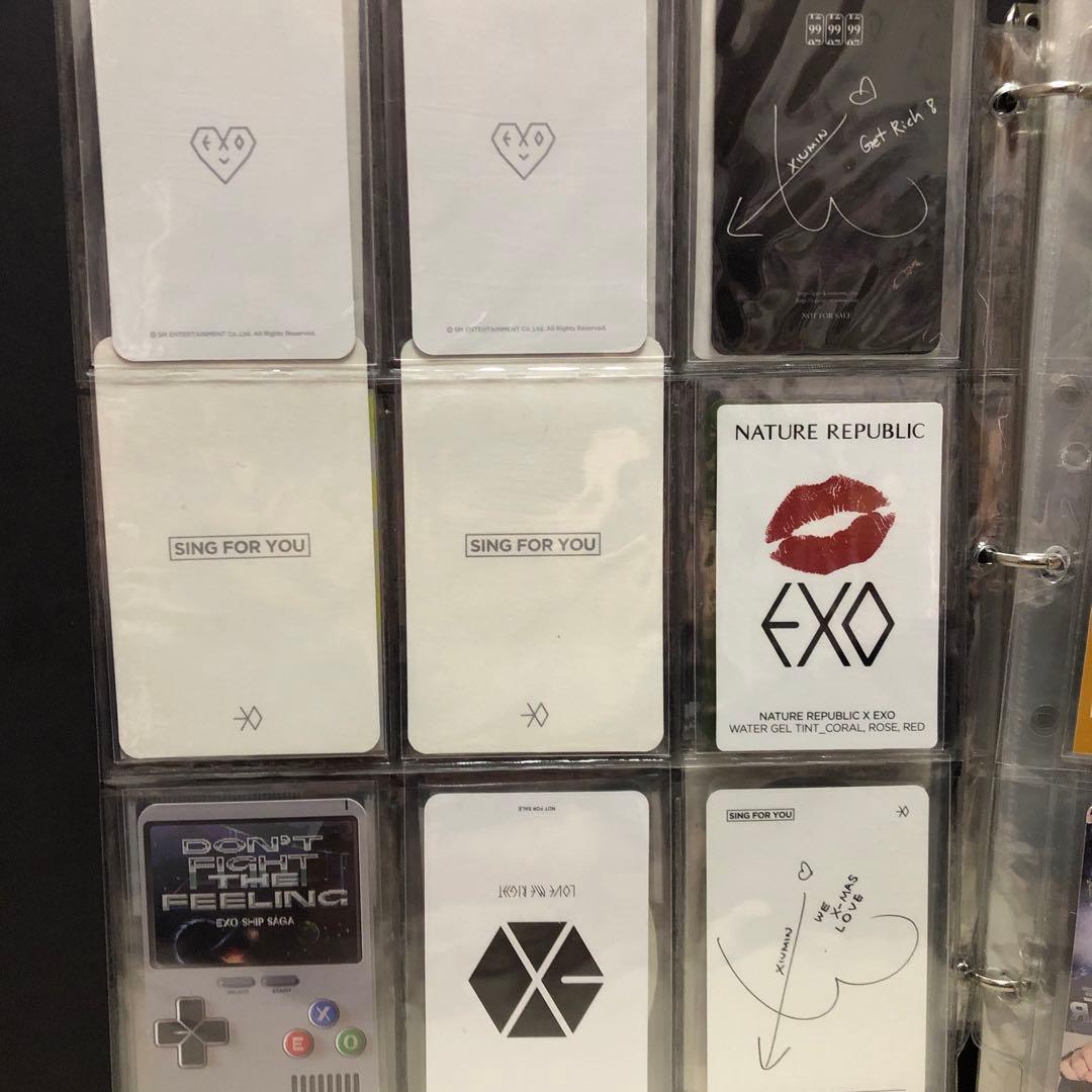 EXO シウミン トレカ セット ③