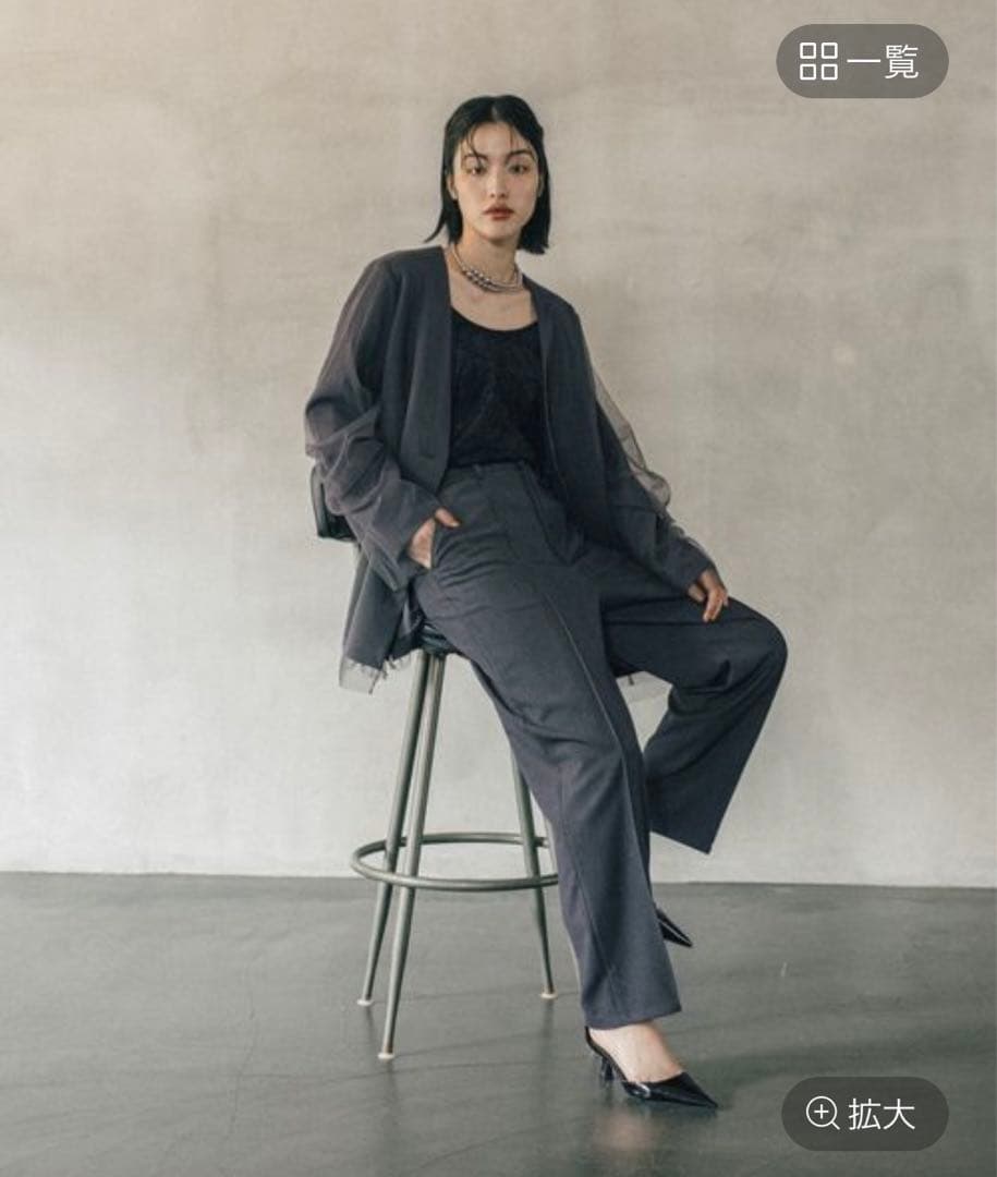 【値下げ】LEPSIM チュールノーカラージャケット タグ付き新品未使用品