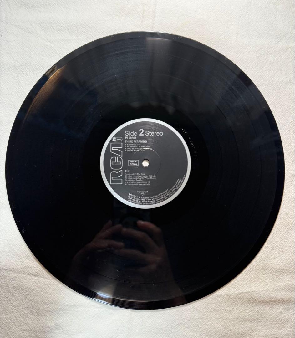 OZ「III Warning」LPレコード
