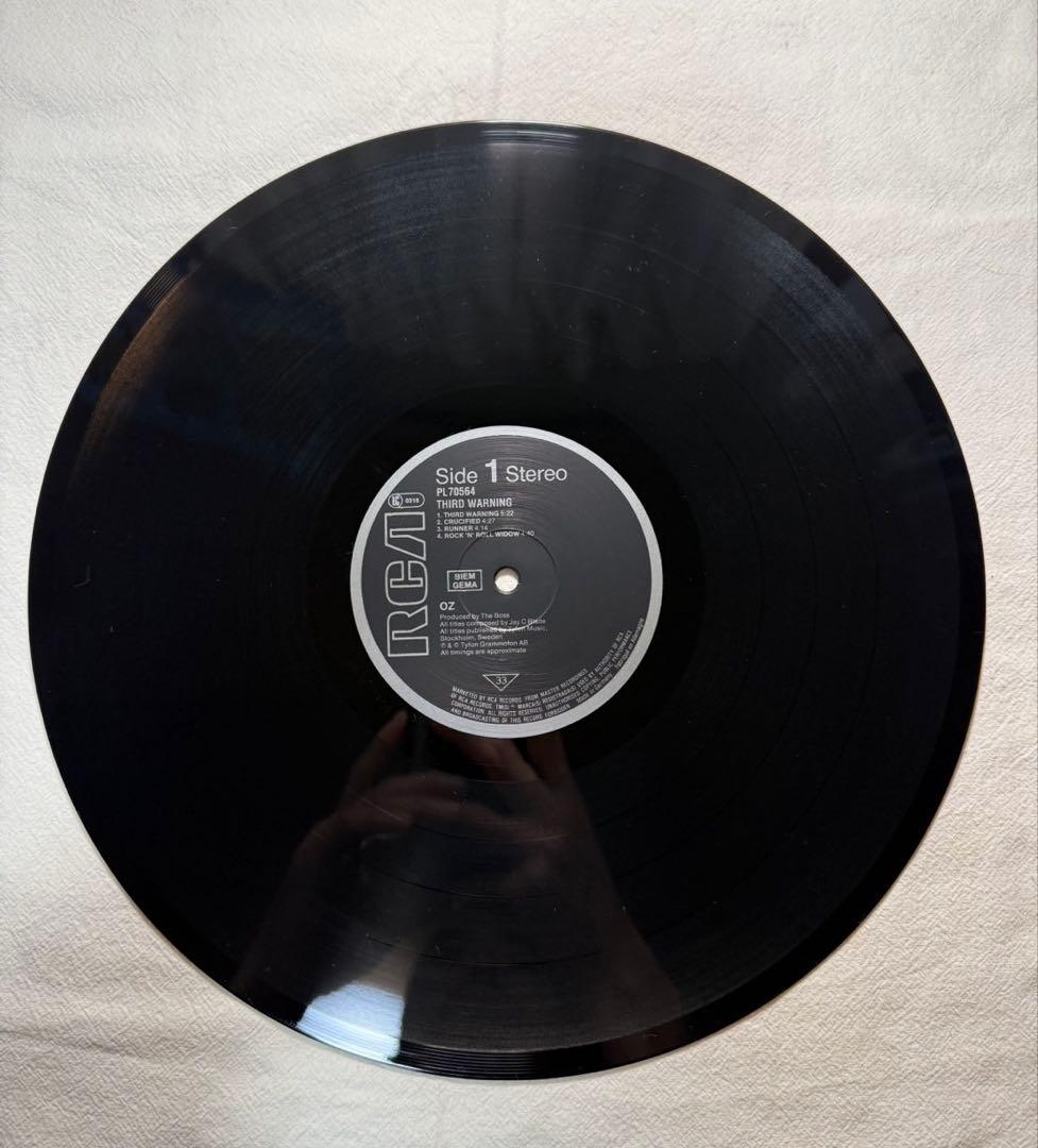 OZ「III Warning」LPレコード