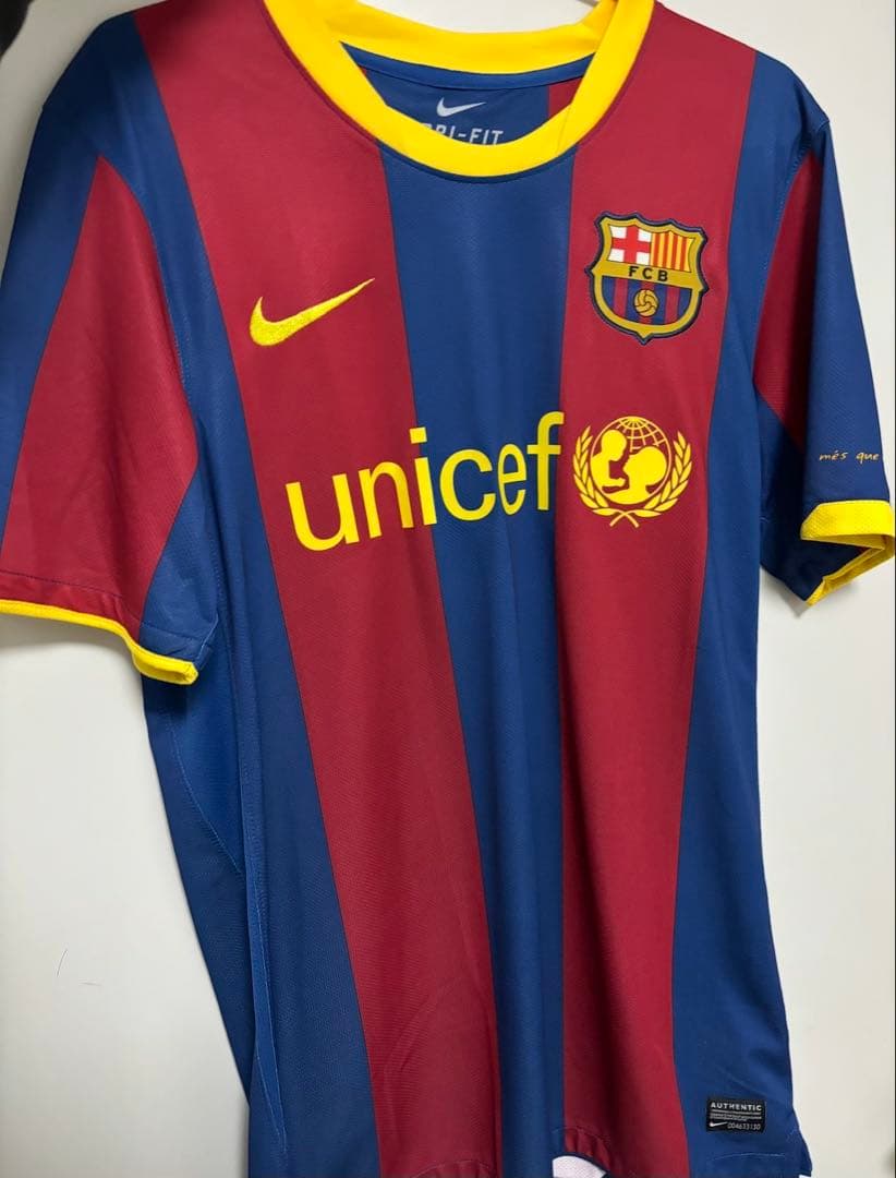 【正規品】メッシバルセロナユニフォーム2010-11