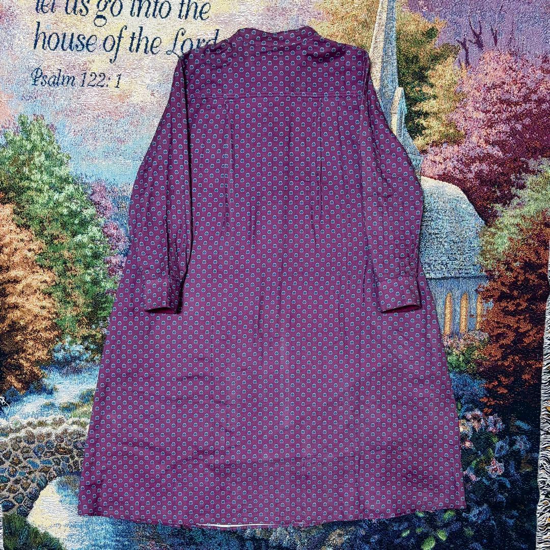 LORSIR ダブルガーゼ　リバティープリントワンピース　極美品