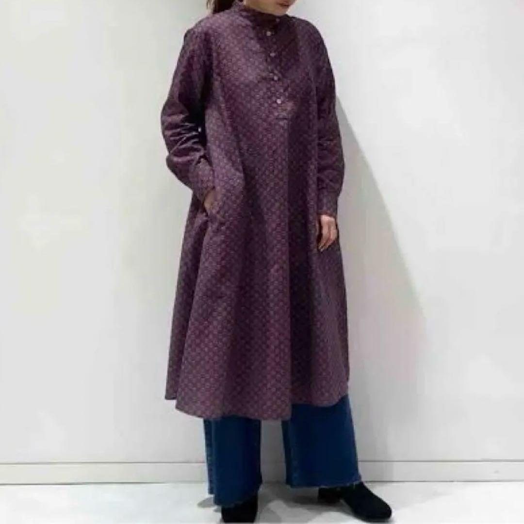 LORSIR ダブルガーゼ　リバティープリントワンピース　極美品