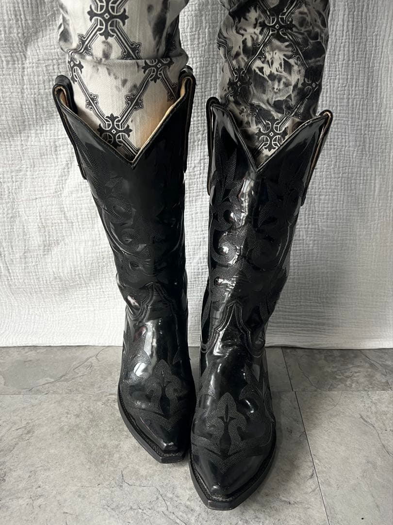 靴 \"OLD GRINGO\" Enamel Western Boots