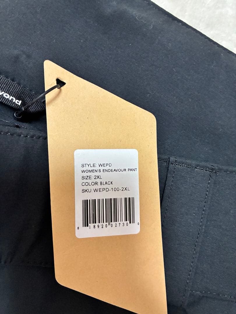 【新品タグ付き】OROS レディース Endeavour パンツ 2XLブラック